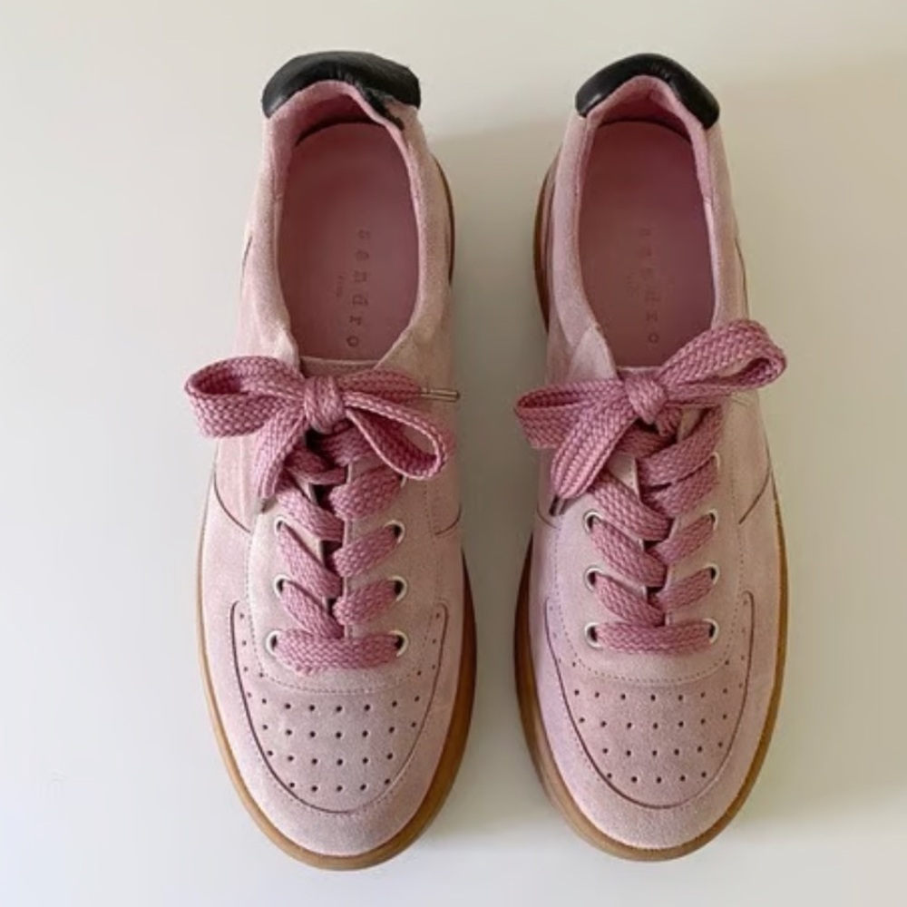 Sandro Paris Camille Suede Women's Sneakers